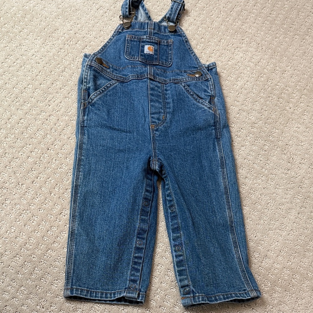 Carhartt Denim Blue Overalls